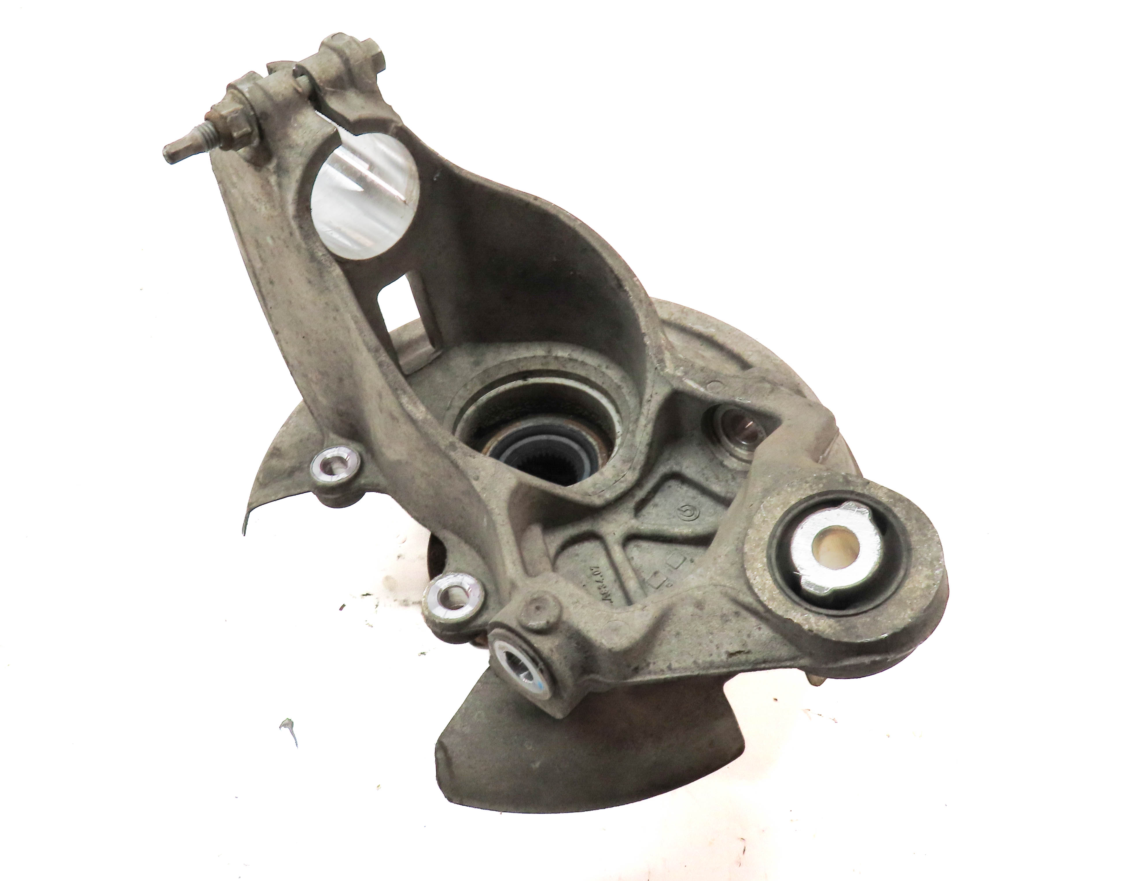 12-19 RANGE ROVER EVOQUE (L538) LEFT DRIVER REAR SPINDLE KNUCKLE w/ AXLE SHAFT — exact item pictured